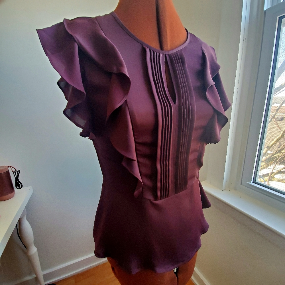 🍇Collective Concepts Peplum Blouse - Picture 4 of 6